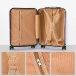 Fridtrip Lightweight Hard Shell Luggage Set - 4 Pieces