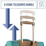 Steve Madden 28" Expandable Softside Luggage - Teal