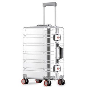 Aluminum Carry-On Luggage with Spinner Wheels