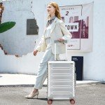Aluminum Carry-On Luggage with Spinner Wheels