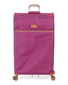 Beach Stripes 22" Softside Carry-On Spinner Luggage