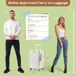 Joyway Expandable Carry On Luggage with USB Port