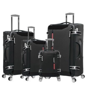 4-Piece Softside Luggage Set with Spinner Wheels
