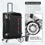4-Piece Softside Luggage Set with Spinner Wheels