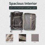 4-Piece Softside Luggage Set with Spinner Wheels