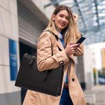 Waterproof Leather Laptop Tote Bag for Women