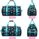 Girls' Gym Travel Duffle Bag with Shoe Compartment