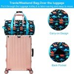 Girls' Gym Travel Duffle Bag with Shoe Compartment