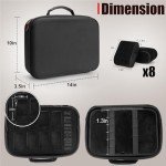 Jewelry Box Travel Case with Watch Organizer