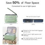 Hanke 20-Inch Bamboo Green Carry-On Luggage