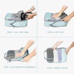 Compression Packing Cubes - 7-Piece Set (Blue)