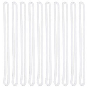 Mini Skater 5-Inch Clear Luggage Name Tag Loops