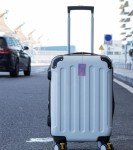 Mini Skater 5-Inch Clear Luggage Name Tag Loops