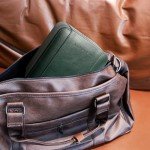 KAMIER Green Leather Travel Watch Organizer Case