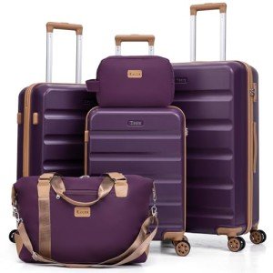 5-Piece Eeeza Hard Shell Luggage Set