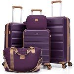 5-Piece Eeeza Hard Shell Luggage Set