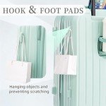 Merax 3-Piece Hardshell Luggage Set, Blue Stripe