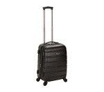 Rockland Melbourne 20-Inch Black Spinner Luggage