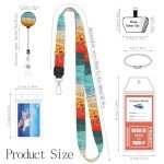 2 Pack Cruise Lanyard Set with Badge Holders