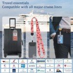 2 Pack Cruise Lanyard Set with Badge Holders