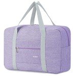 Spirit Airlines Foldable Travel Duffel Bag - Light Purple