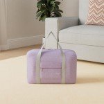 Spirit Airlines Foldable Travel Duffel Bag - Light Purple