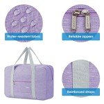 Spirit Airlines Foldable Travel Duffel Bag - Light Purple