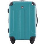 Travelers Club 20" Teal Expandable Spinner Luggage