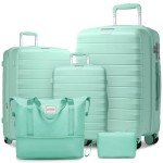 5-Piece Hardside Luggage Set with Duffel Bag