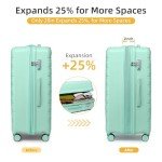 5-Piece Hardside Luggage Set with Duffel Bag
