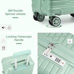 Somago Expandable 4-Piece Lightweight Luggage Set