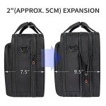 Stylish Expandable Laptop Bag for Men - Black