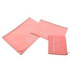 6-Piece Travel Luggage Storage Bag Set - Watermelon Red