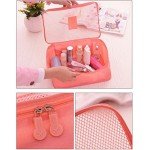 6-Piece Travel Luggage Storage Bag Set - Watermelon Red