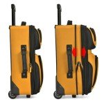 20" U.S. Traveler Lightweight Orange Carry-On Suitcase