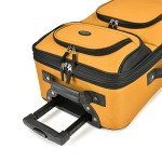 20" U.S. Traveler Lightweight Orange Carry-On Suitcase