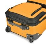 20" U.S. Traveler Lightweight Orange Carry-On Suitcase