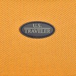 20" U.S. Traveler Lightweight Orange Carry-On Suitcase