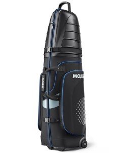 Lightweight Golf Travel Bag with Wheels - Black/Blue