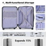 24-Inch Dark Gray Hardshell Spinner Suitcase