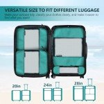 5-Piece Compression Packing Cubes for Travel