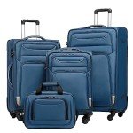 Coolife 4-Piece Lightweight Spinner Luggage Set