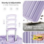 Lavender 6-Piece Spinner Luggage Set