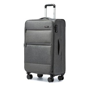 Kono 28-Inch Softside Expandable Spinner Luggage