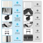 Aluminum Frame Hardshell Luggage Set – 3 Pieces