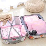 Fxkoolr 7-Piece Packing Cubes Set - Pink