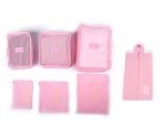 Fxkoolr 7-Piece Packing Cubes Set - Pink