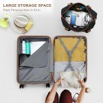 Kono 3-Piece Expandable Carry-On Luggage Set