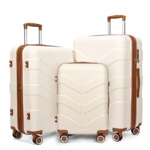 3-Piece Hardside Luggage Set with Spinner Wheels