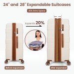 3-Piece Hardside Luggage Set with Spinner Wheels